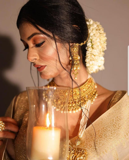 Lichi Silk Jacquard Saree for Festive Elegance - Posyfish.in
