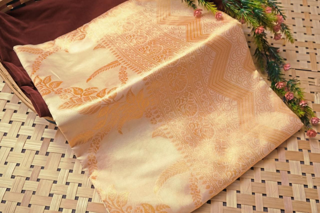 Lichi Silk Jacquard Work Festival Saree