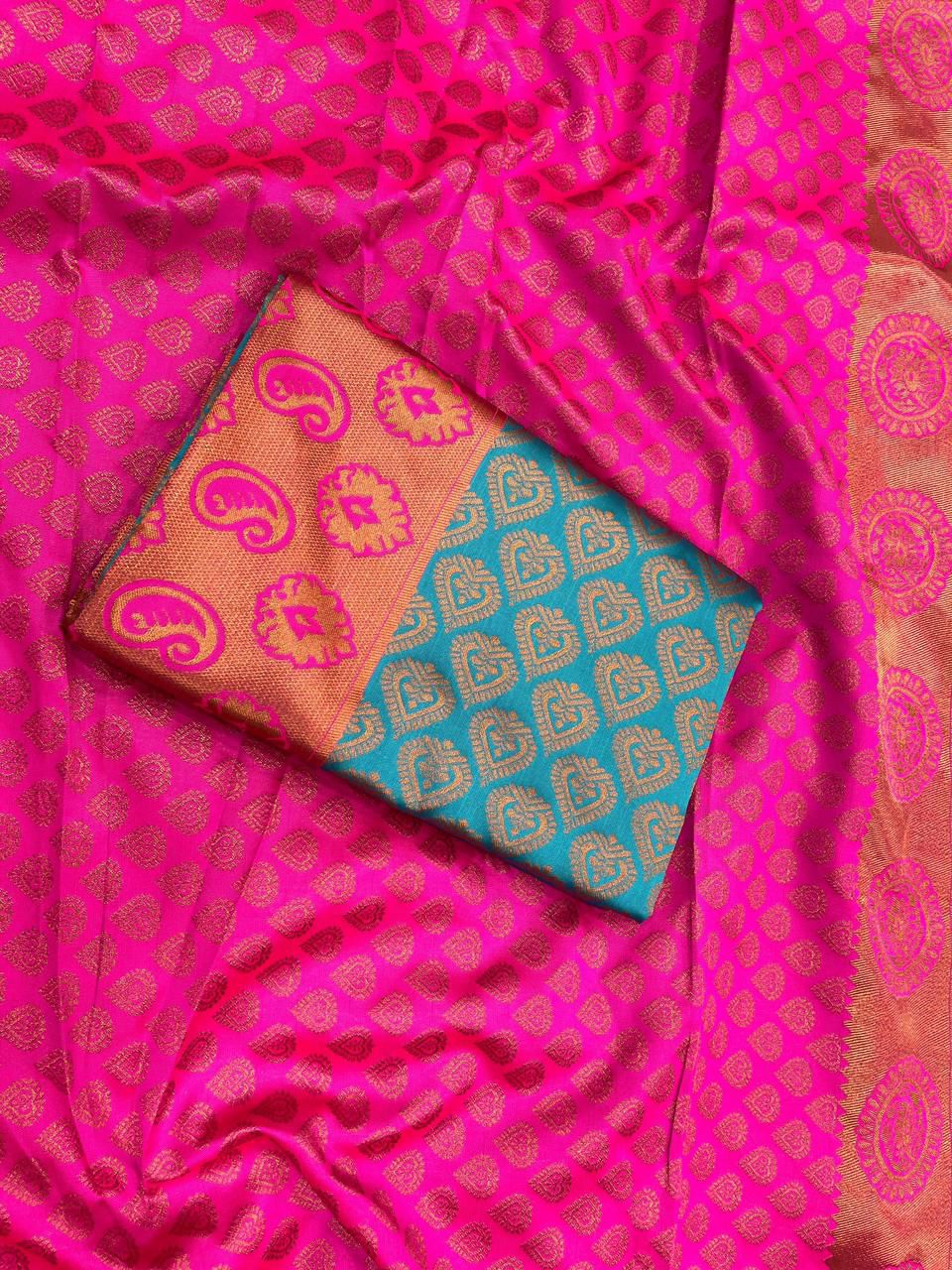 Lichi Silk Jacquard Saree Collection for Elegant Occasions - Posyfish.in