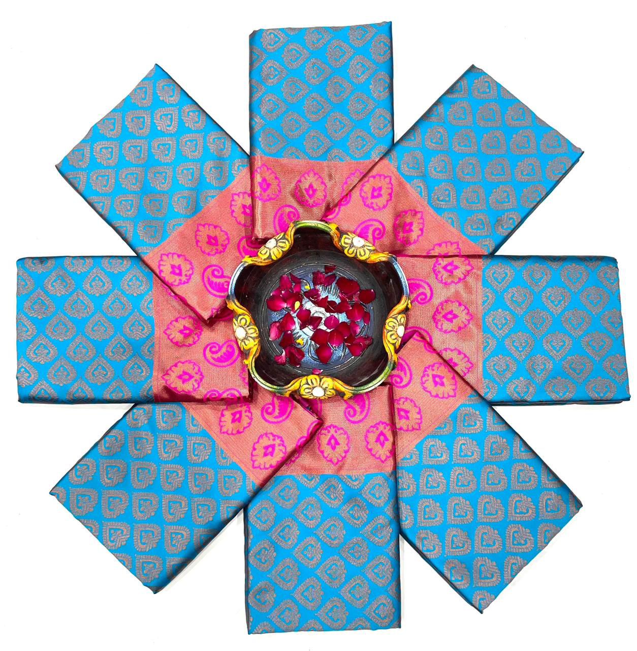 Lichi Silk Jacquard Saree Collection for Elegant Occasions - Posyfish.in
