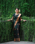 Lichi Silk Jacquard Work Saree Collection