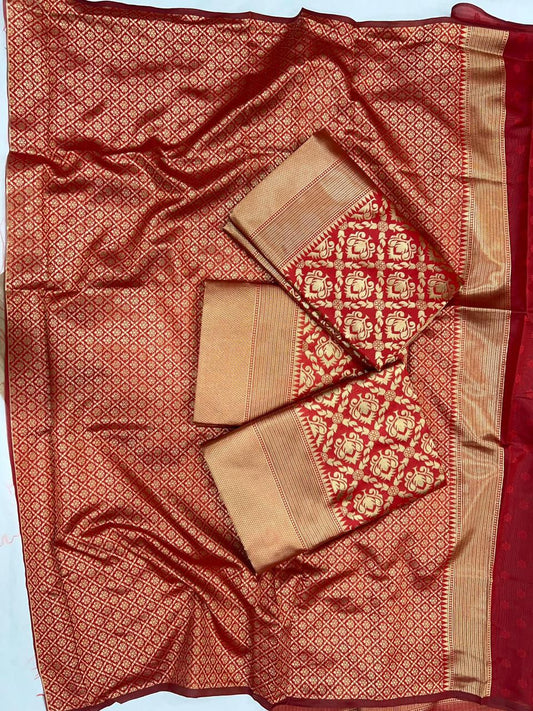 Lichi Silk Jacquard Saree Collection - Elegant Weaves for Every Occasion - Posyfish.in