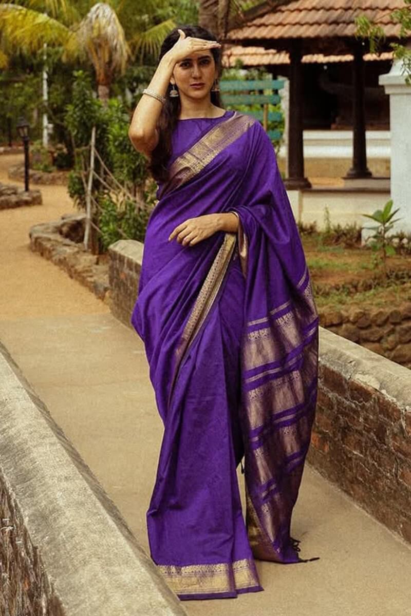 Lichi Silk Jacquard Saree Collection - Elegant and Exquisite Designs - Posyfish.in