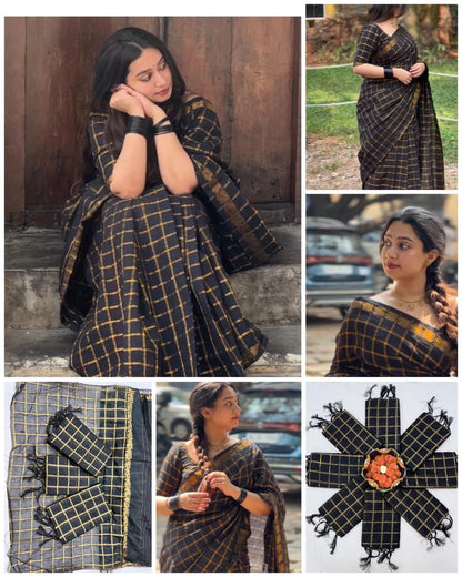 Lichi Silk Jacquard Saree Collection for Elegant Style - Posyfish.in