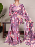 New Weightless Marbal Printed Saree