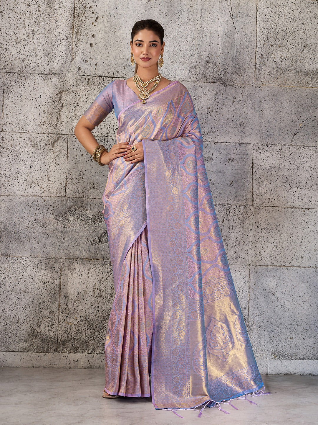 Blended Kanjivaram Silk Saree