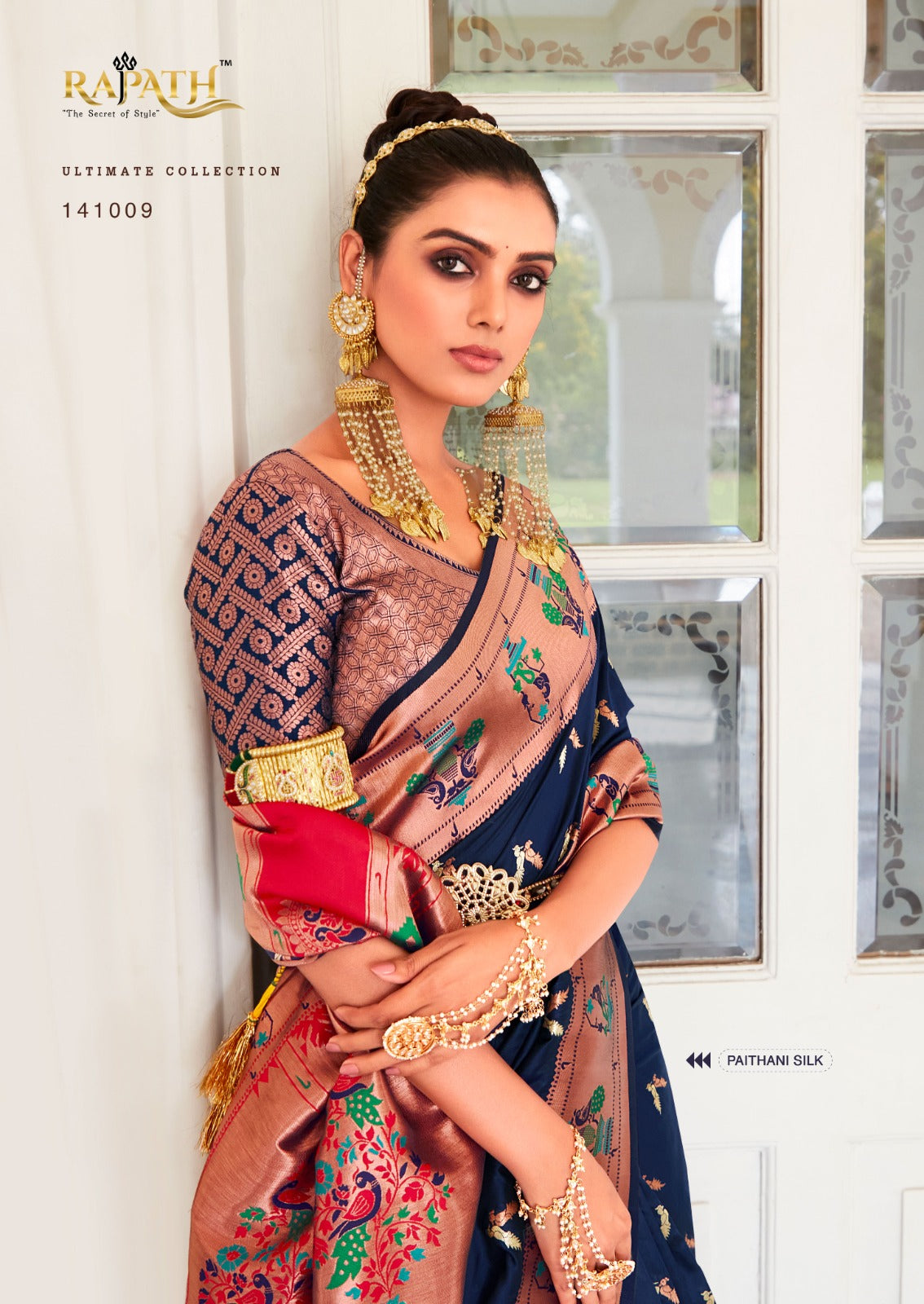 Premium Designer Paithani Saree for Women - Traditional Maharashtrian Ethnic Wear - Posyfish.in