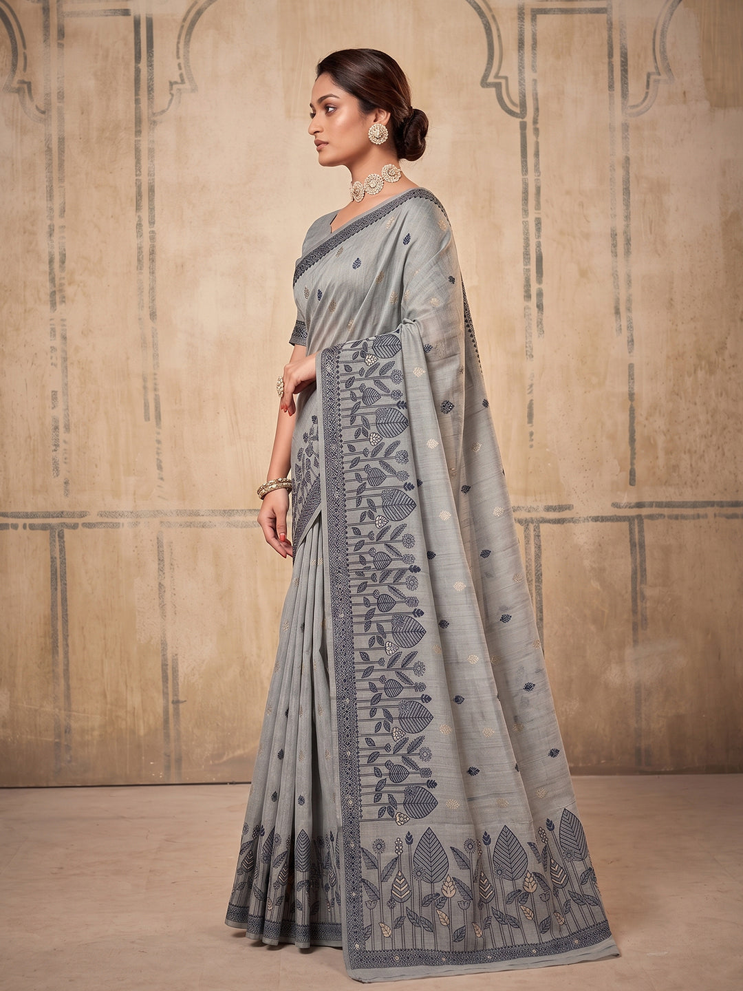Premium Designer Cotton Sarees For Daily and Office Wear