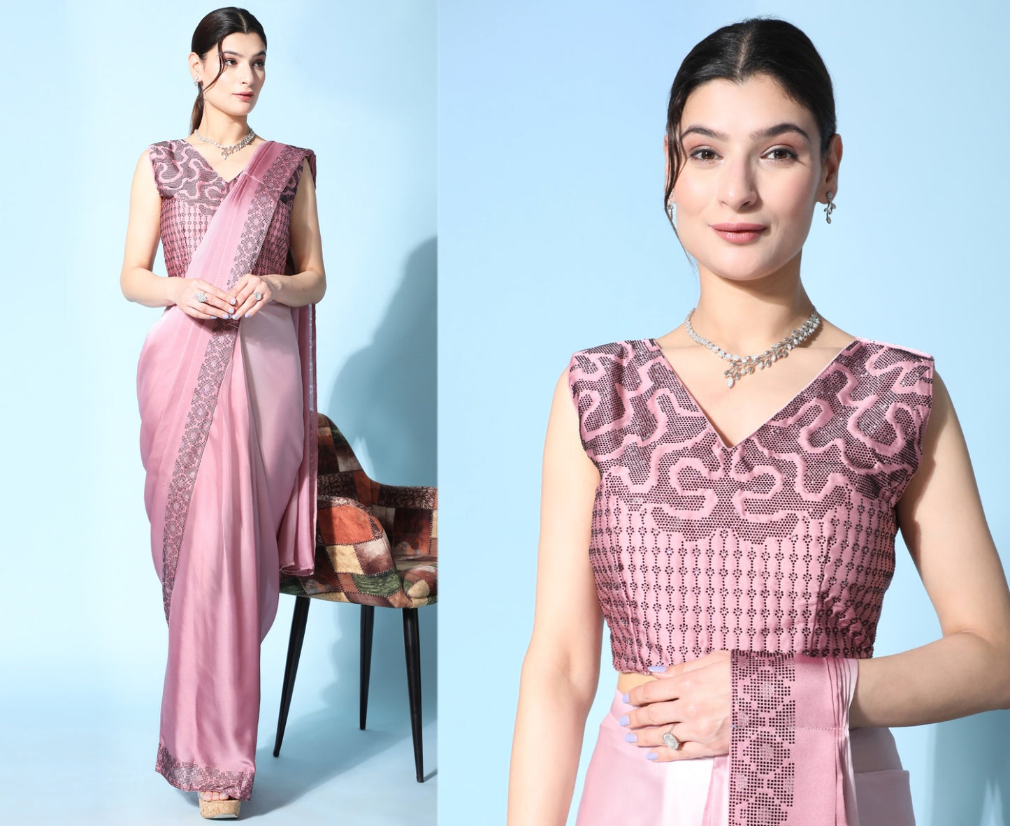 Ready To Wear Designer Saree Collection for Elegant Occasions - Posyfish.in