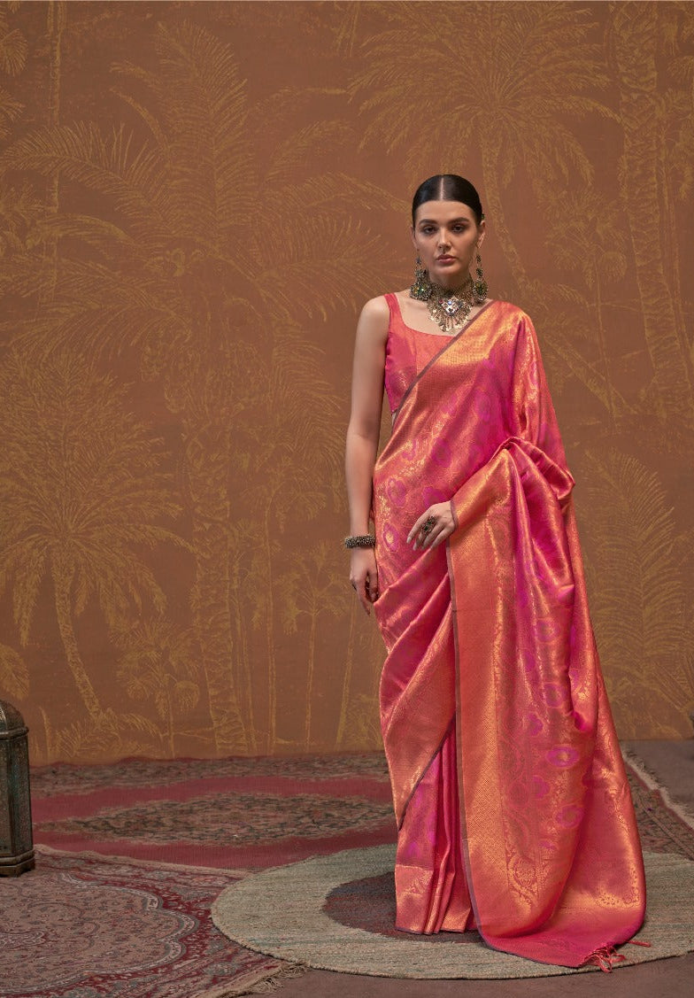 Premium Handloom Silk Saree for Women | Elegant Ethnic Weaving - Posyfish.in