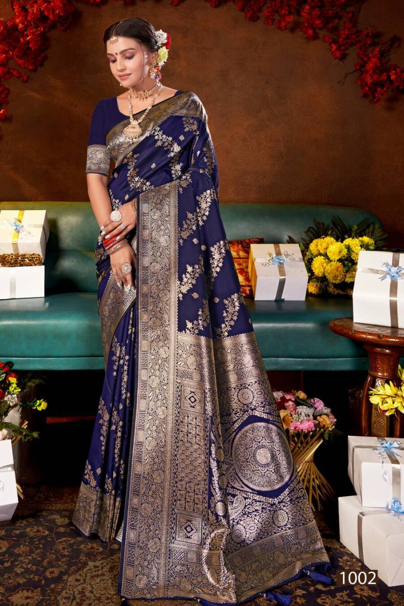 Premium Silk Saree for Women - Elegant Wedding & Festive Ethnic Wear - Posyfish.in