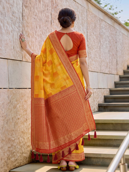 Timeless Cotton Saree with Elegant Prints