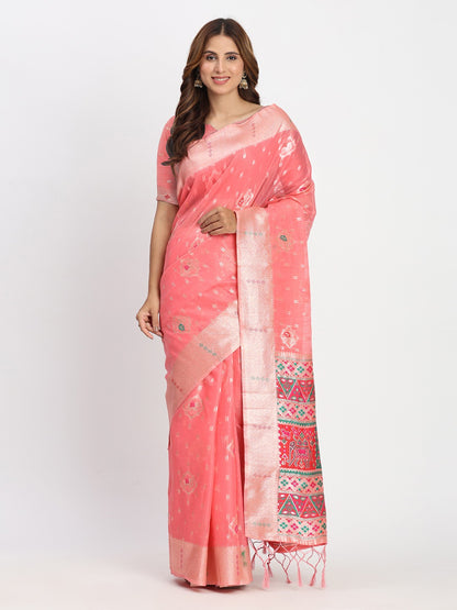 Lightweight Cotton Saree for Office & Daily Wear