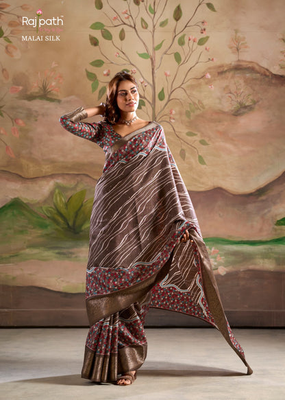 Jamoon Silk Saree - Chic Designer Saree for Classic Elegance - Posyfish.in