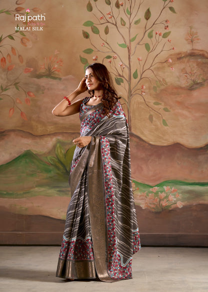 Jamoon Silk Saree - Chic Designer Saree for Classic Elegance - Posyfish.in
