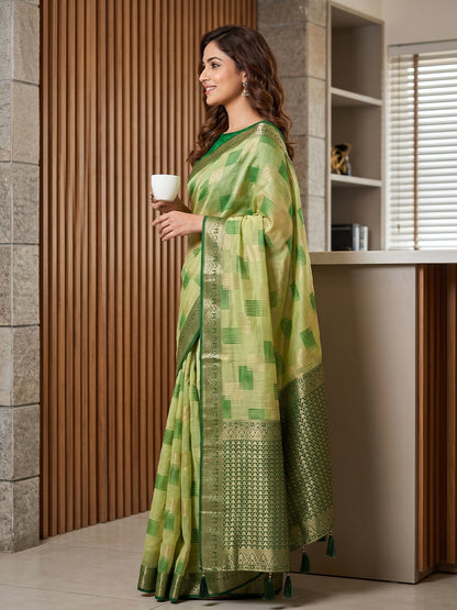 Timeless Cotton Saree with Elegant Prints