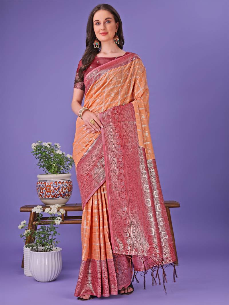 Traditional Cotton Saree – Soft, Lightweight & Elegant