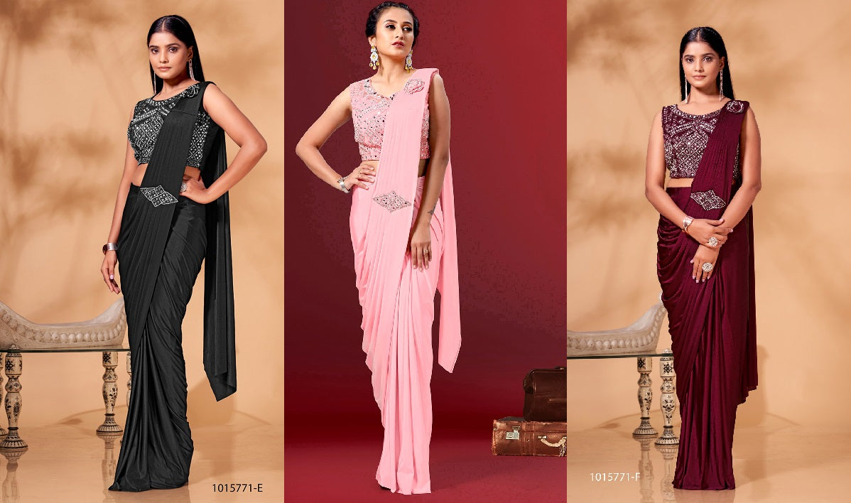 Exclusive Ready To Wear Fancy Saree Collection - Elevate Your Style - Posyfish.in