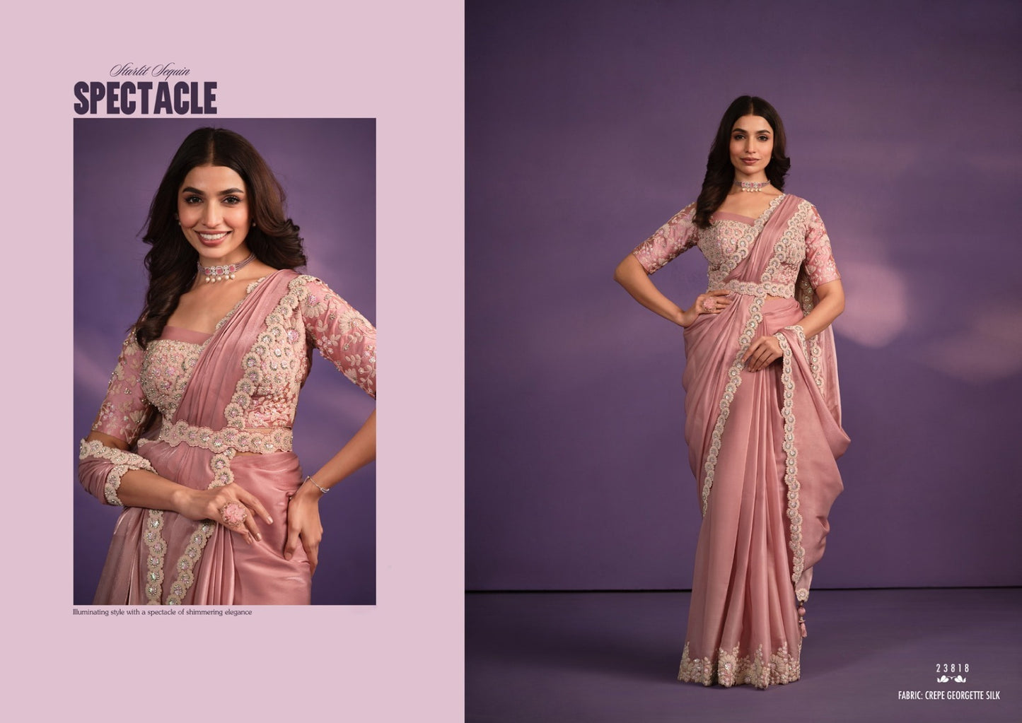 Exotica Designer Heavy Ready To Wear Saree Collection for Stunning Party Wear - Posyfish.in