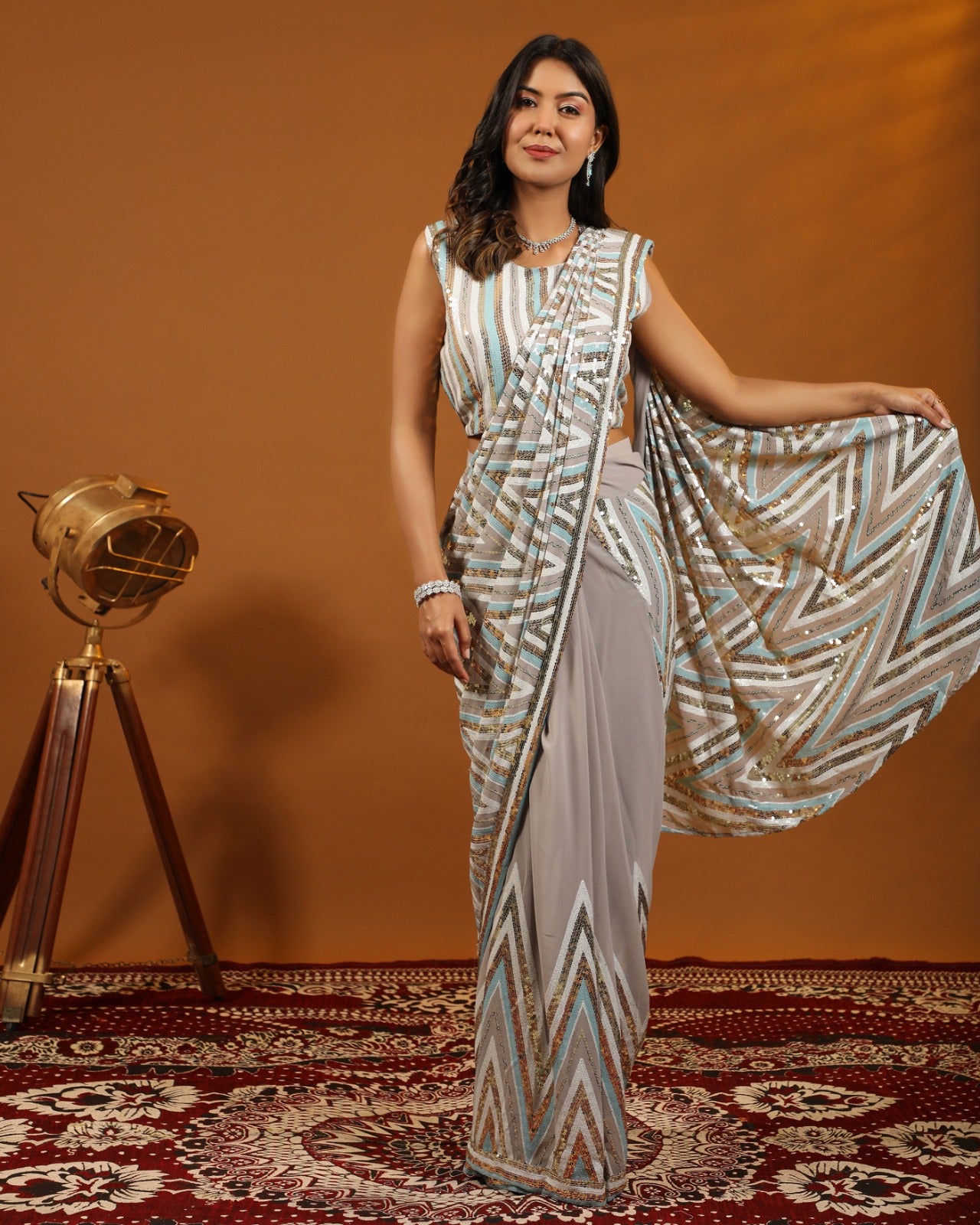 Ready To Wear Designer Saree Collection - Elegance & Style Redefined - Posyfish.in
