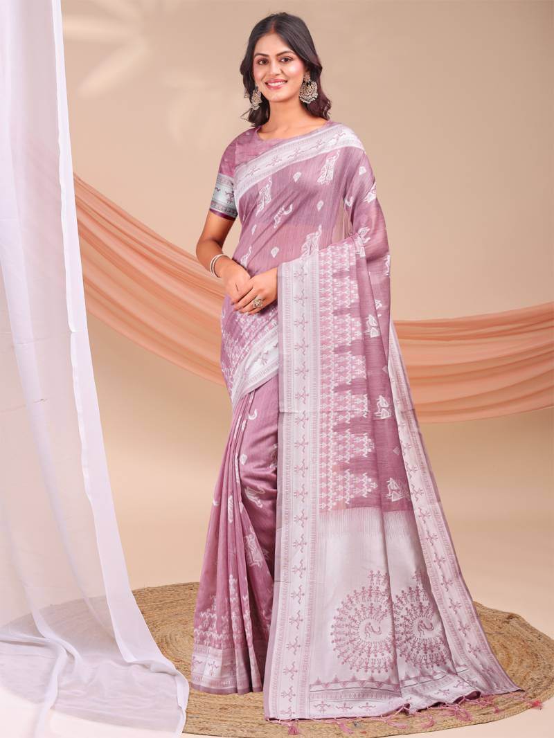 Timeless Cotton Saree with Elegant Prints