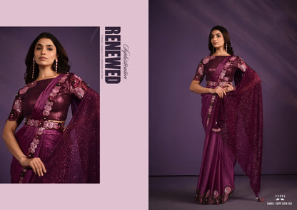 Exotica Designer Heavy Ready To Wear Saree Collection for Stunning Party Wear - Posyfish.in