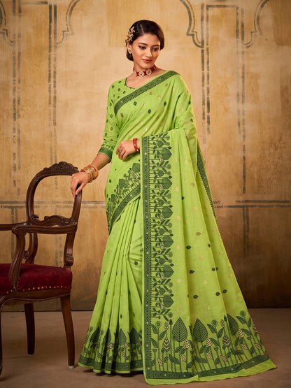 Premium Designer Cotton Sarees For Daily and Office Wear