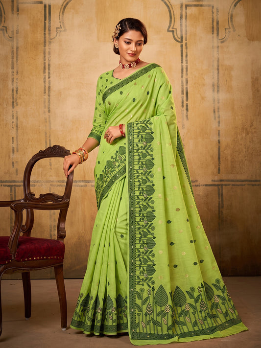 Premium Designer Cotton Sarees For Daily and Office Wear