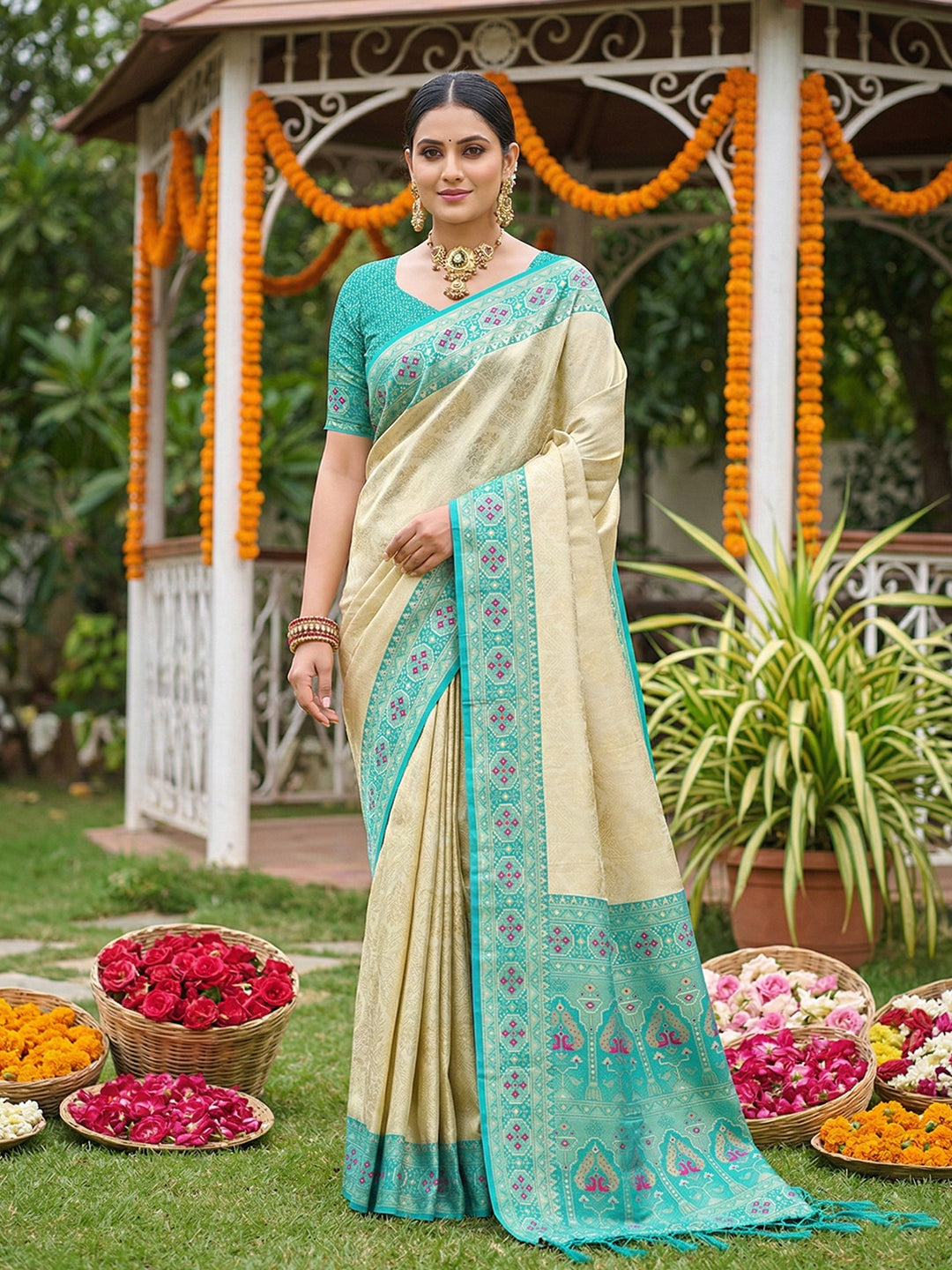 Premium Designer Silk Saree for Women - Elegant & Stylish Attire - Posyfish.in