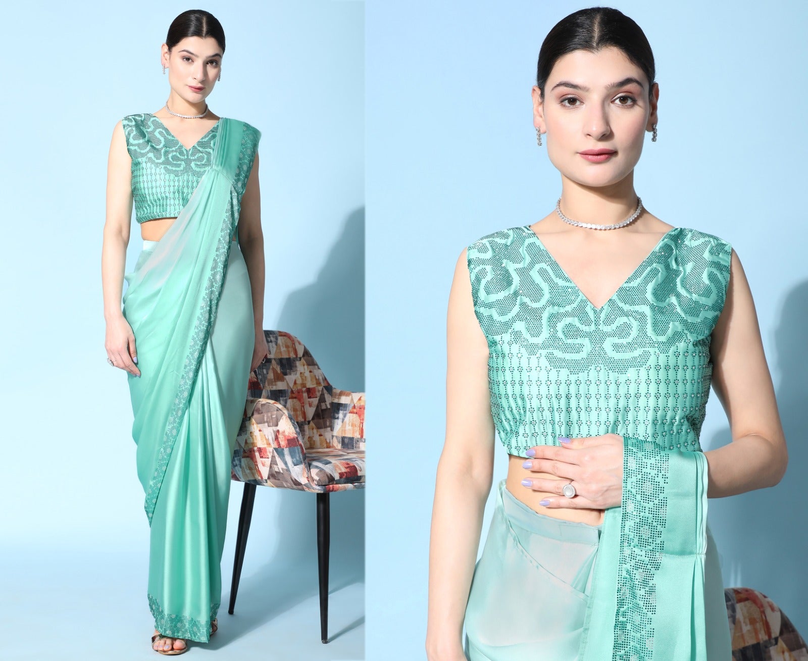 Ready To Wear Designer Saree Collection for Elegant Occasions - Posyfish.in